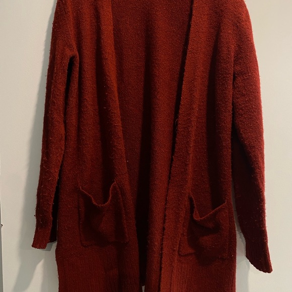 Old Navy Red Long Cardigan XS - Picture 3 of 6